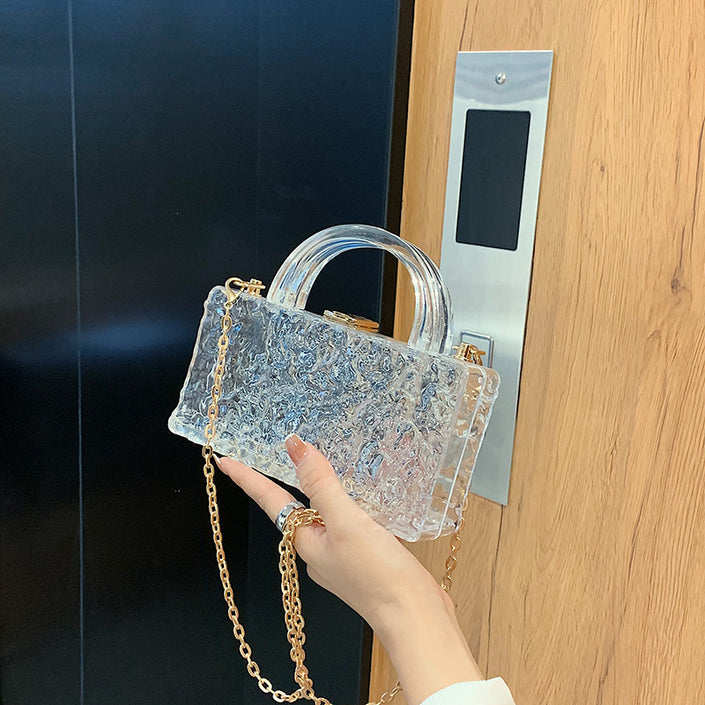 Fashion New Transparent Acrylic Jelly Bag Women
