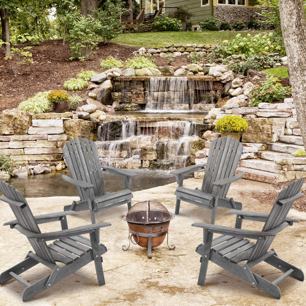 Two Piece Outdoor Solid Wood Folding Beach Chair, Frog Chair, Courtyard Folding Chair