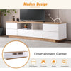 Modern TV Stand For Up To 80'' TVs, Media Console With Multi-Functional Storage
