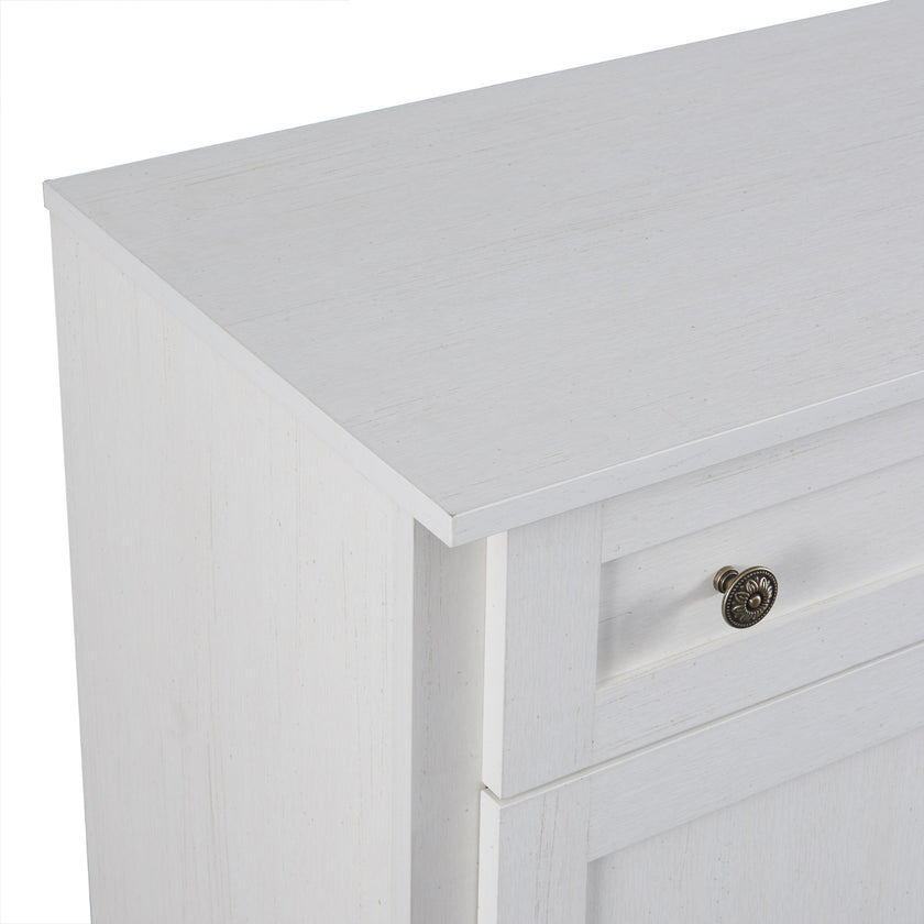 TREXM Kitchen Sideboard Buffet With 2 Drawers & 4 Doors Adjustable Shelves