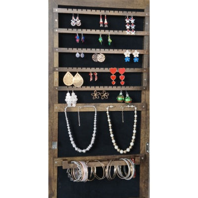 Full Length Mirror 360 Swivel Jewelry Cabinet