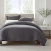 Serta Simply Clean Pleated Duvet Cover Queen