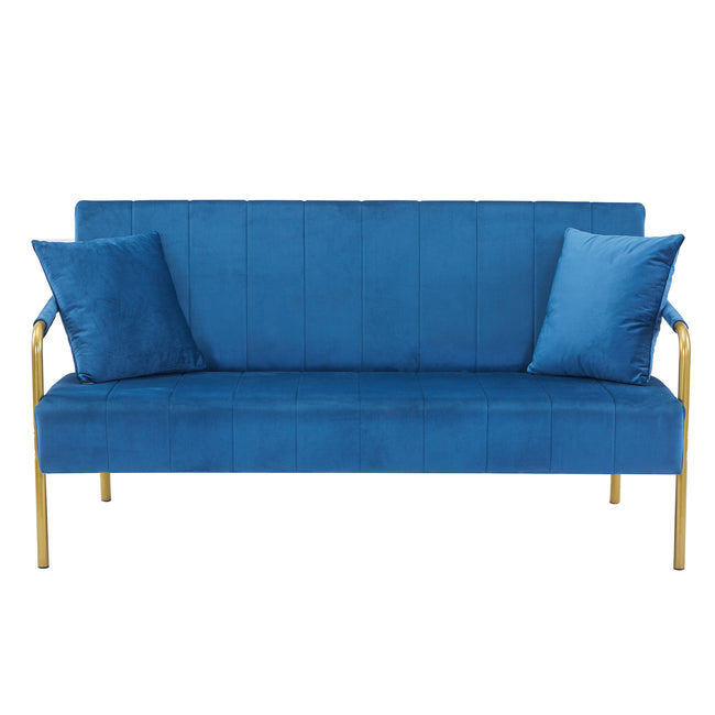 Modern Velvet Loveseat Sofa For Living Room