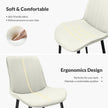 Leather Dining Chair With Metal Legs