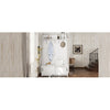 Hall Tree With Top Shelf And Storage Bench, Hallway Shoe Cabinet With Sliding Doors, Coat Rack With 5 Hanging Hooks For Entryways Hallways