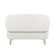 Ivory White Bedside Storage Footstool
