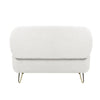 Ivory White Bedside Storage Footstool