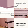 Particle Board 6 Drawer Cabinet Dressing Table
