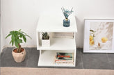 White 2-layer Simple Household Bookshelf