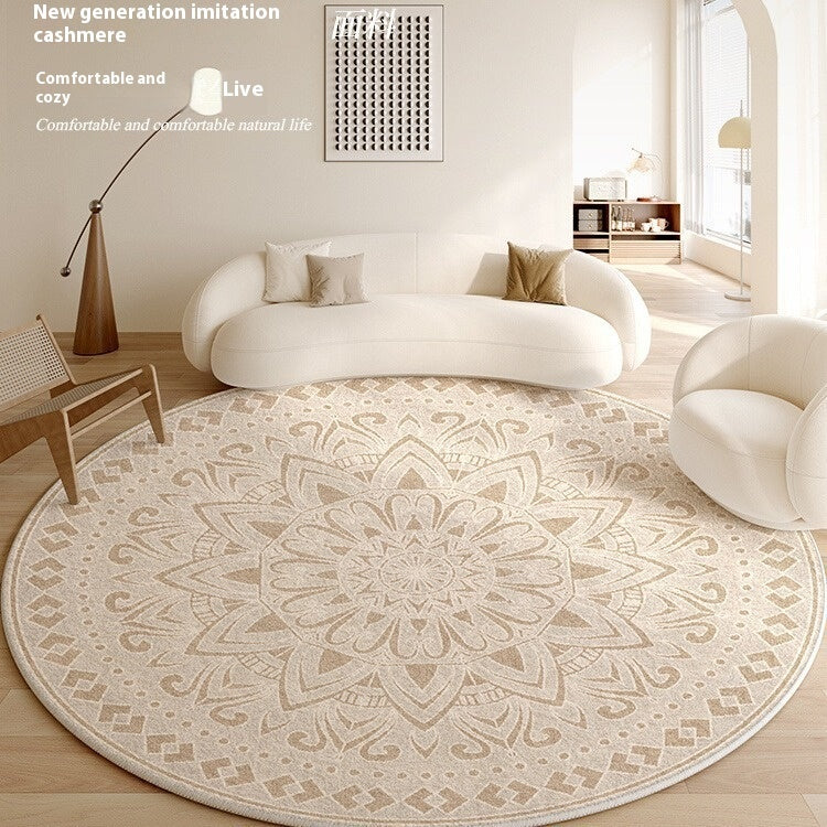 Light Luxury Round Carpet Living Room Sofa Advanced Bedroom