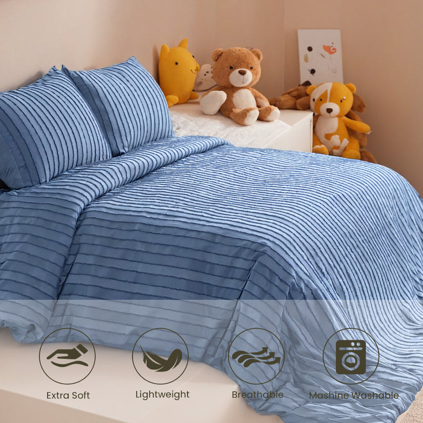 Polyester Microfiber Quilt Cover And Pillowcase