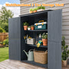 The Storage Shed Is Made Of A Sturdy Metal Frame And Durable Fir Wood, Which Is Sturdy And Durable. The Entire Frame Is Weather-resistant, Making It An Ideal Choice For Your Outdoor Living Space. The