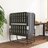 Twin Folding Bed With Memory Foam Mattress, Portable Foldable Extra Bed, Rollaway Bed For Guests, And Sturdy Metal Frame