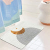 Modern Minimalist Cashmere Non-slip Floor Mat Bathroom Thickened Fleece Mat
