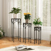 Decorative Flower Display Holder With Ceramic Top For Patio