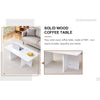 A Modern And Practical White Coffee Table. The Coffee Table Is Made Of Medium Density Fiberboard Material, Suitable For Living Room, Bedroom, And Study. CT-2O