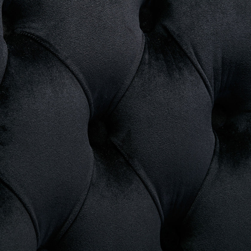 Nikki Modern Velvet Upholstered Dining Chair - Solid Wood, High-end Tufted