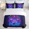 Gaming Duvet Cover Set Twin Full Queen King Size Video Game Controller Bedding Set, Boys Video Games Comforter Cover With 2 Pillow Shams, Bed Set For Boys Girls Bedroom Decor