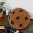 Giant Cute Cookie Plush Throw Pillow Bed On Bedroom Sofa