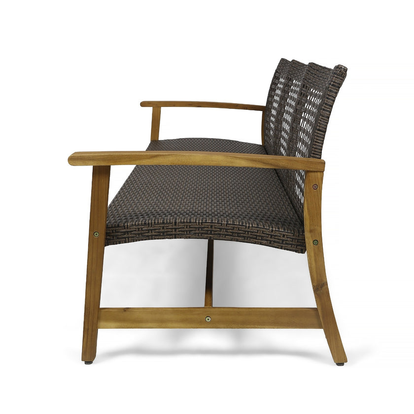 HAMPTON WOOD   WICKER 3 SEATER