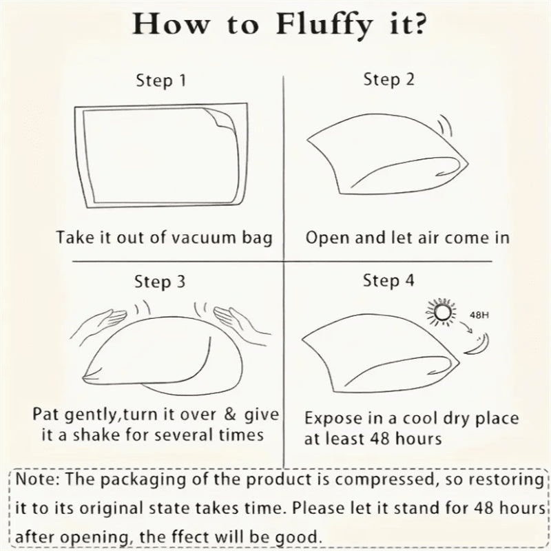 Cooling Breathable Tofu Pillows 1 PACK