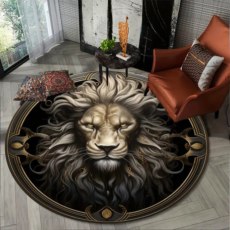 Bedroom Decoration Round Simulation Bedside Blanket