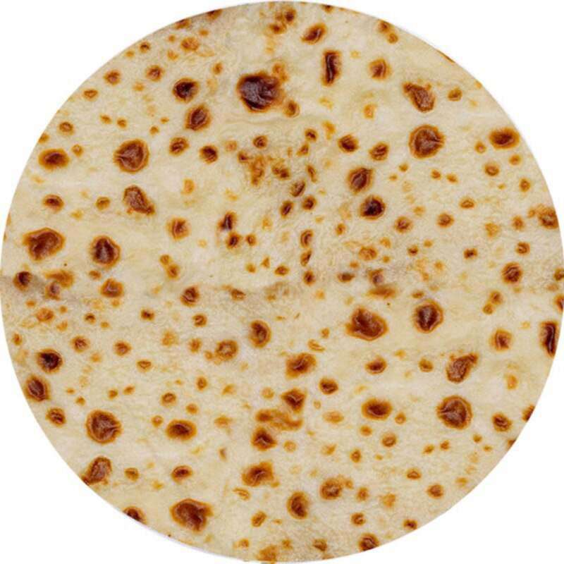 Mexican Pizza Burrito Creative Nap Blanket