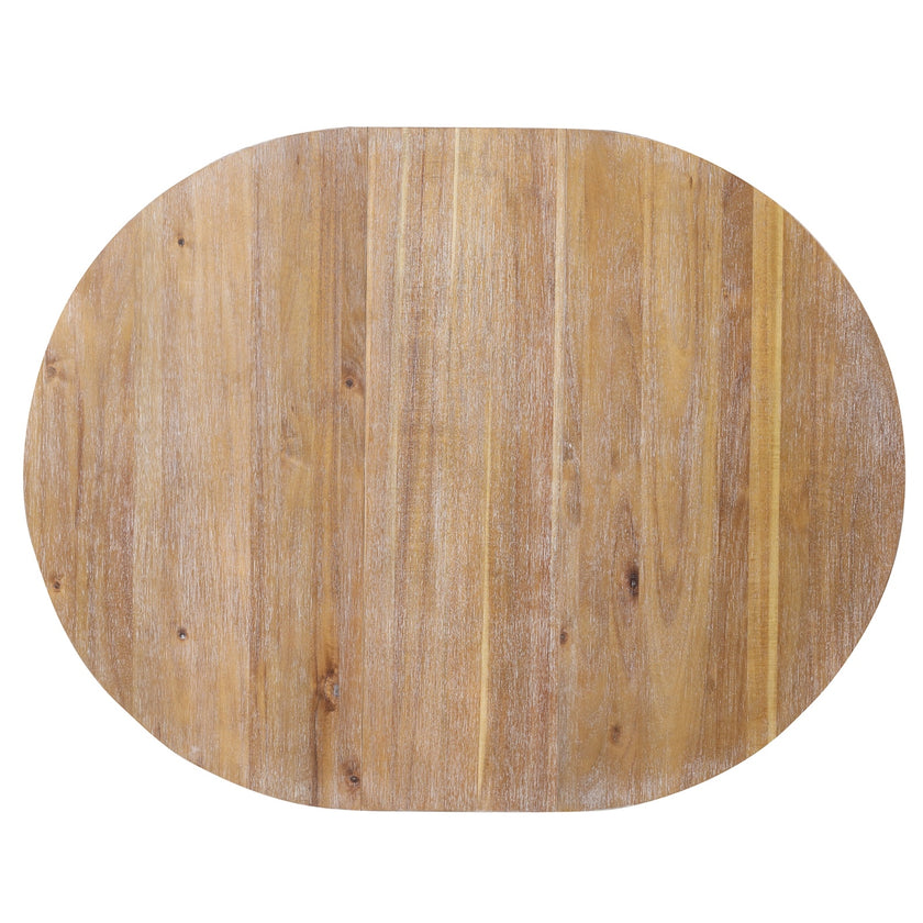 Modern Dining Table Set For 4 - Round Table & 4 Chairs, 5 Piece Kitchen Set