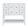 36'' Bathroom Vanity Without Sink,Free Standing Vanity Set With 4 Drawers& Soft Closing Doors,Solid Wood Frame Bathroom Storage Cabinet Only