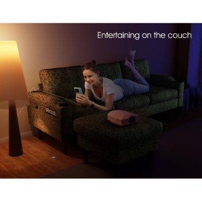 Convertible Combination Sofa Sofa L Shaped Sofa With Footstools With Storage,Orange Sofa For Living Room, Living Room Bedroom Office Small Space 3 Seater Combination Sofa