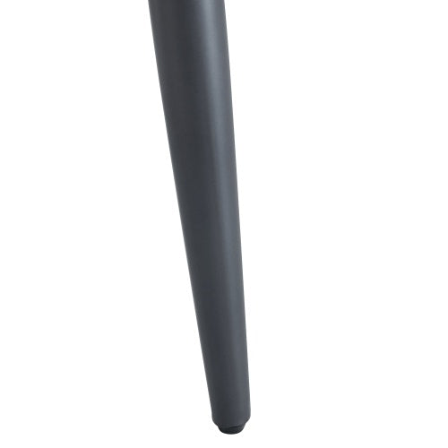 Indoor Upholstered Dining Chair With Metal Legs Set Of 2,Brown