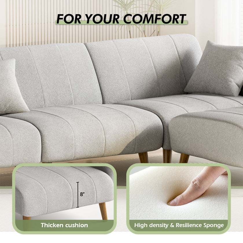 4 - Piece Upholstered Sectional