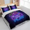 Gaming Duvet Cover Set Twin Full Queen King Size Video Game Controller Bedding Set, Boys Video Games Comforter Cover With 2 Pillow Shams, Bed Set For Boys Girls Bedroom Decor