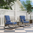 Rattan Chaise Lounge Chair, Wicker Patio Furniture Set