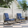 Rattan Chaise Lounge Chair, Wicker Patio Furniture Set