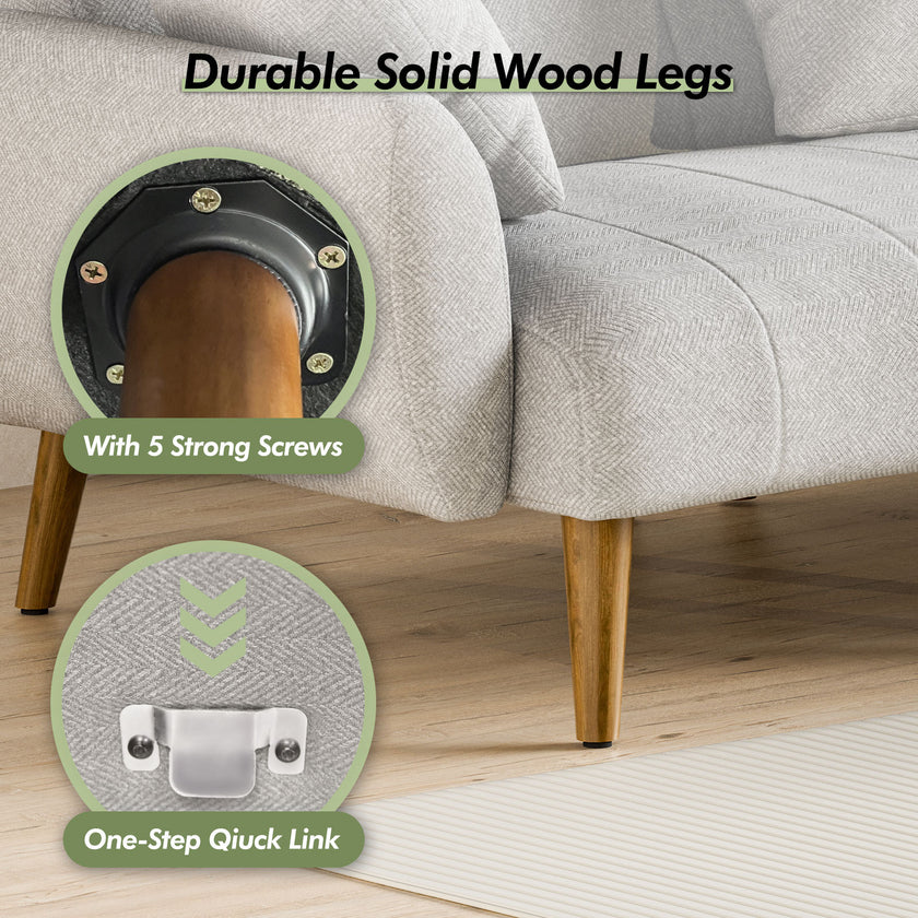 4 - Piece Upholstered Sectional