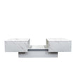 Coffee Table With Sliding Tabletop, Center Table With Hidden Storage Compartment, Extendable Table For Living Room