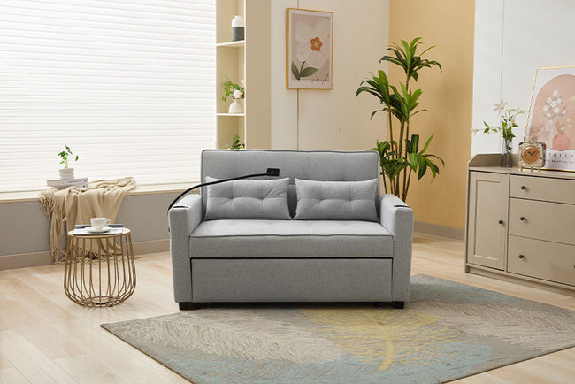 Futon Chair Bed Convertible Chair 3-in-1 Pull Out Sleeper Chair Beds With USB Ports,Wear-resistant And Anti-scratch, Armchair Bed Sleeper For Living Room Cannot Be Sold On Temu