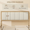Full Bed Frame With Headboard Full Size Platform Bed Frame With Wooden Slats No Box Spring Needed Easy Assembly Oak