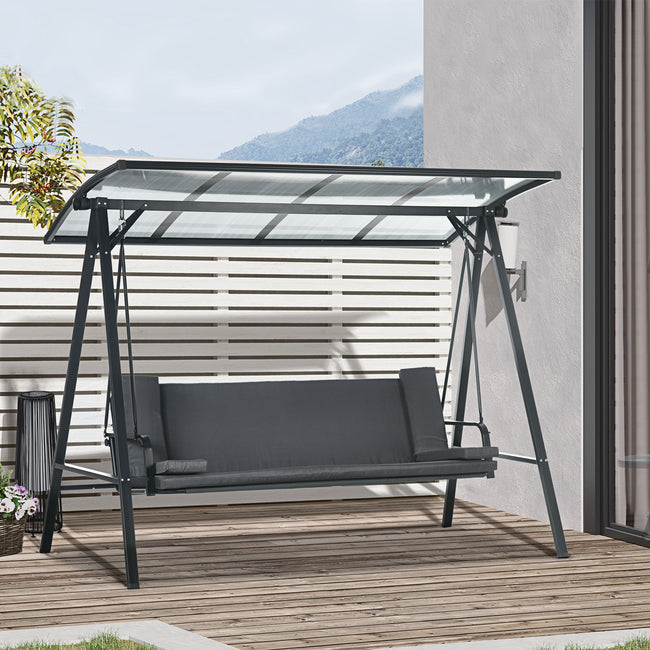 3-Seat Patio Swing Chair