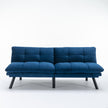 Navy Blue Convertible Folding Modern Sofa Bed