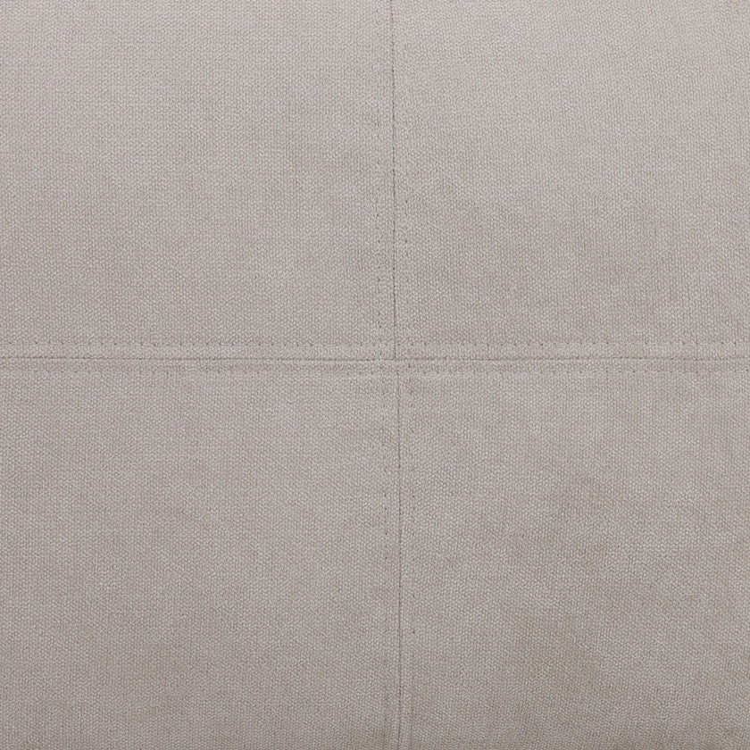 Off-White Short Fur Fluffy Fabric 2-Piece Left Side L-Shaped Living Room Sofa Set--Only Supports Self Pickup