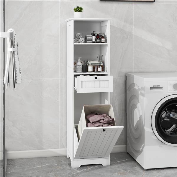 Single Compartment Single Drawer Inclined Laundry Classification Cabinet,