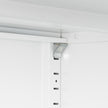 NO LOCK, Metal Storage Cabinet With 2 Doors And 2 Adjustable Shelves, Steel Storage Cabinet, Metal File Cabinet For Home Office School Gym, White