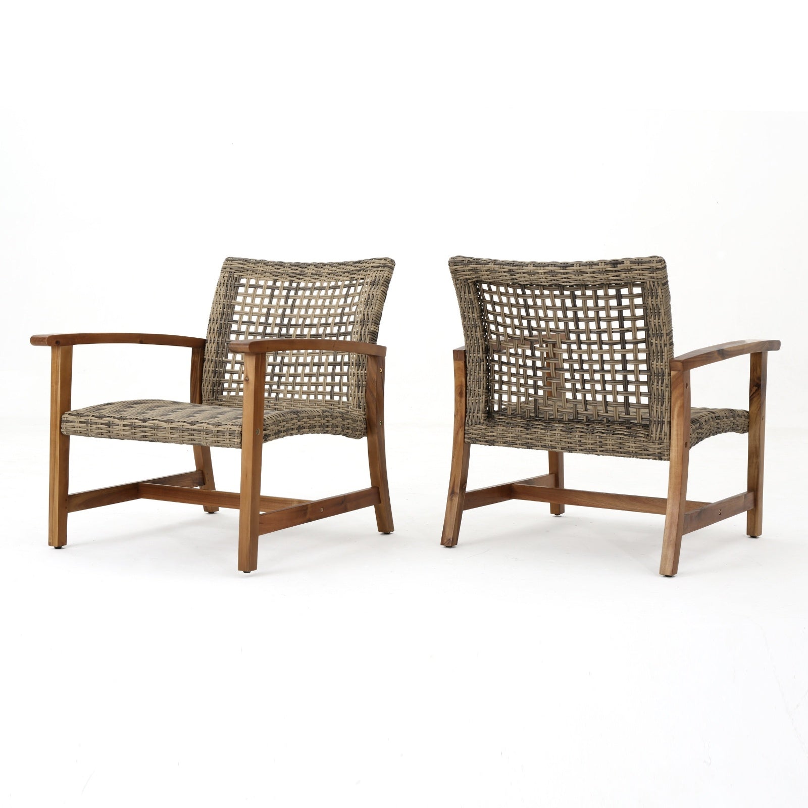 HAMPTON WOOD   WICKER CLUB CHAIR