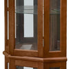 Corner Rare Cabinet With Lights, Excluding E26 Light Bulbs