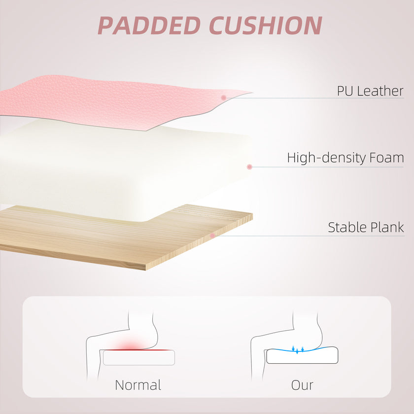 PU Leather Office Chair, Executive Desk Chair With Headrest, Foot Rest, Swivel Wheels, Reclining Computer Chair