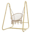 Swing Chair Handmade Macrame Swing Hammock Chair With Stand