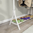 Garment Rack Freestanding Hanger Multi-functional Single Pole Bedroom Clothing Rack Bedroom