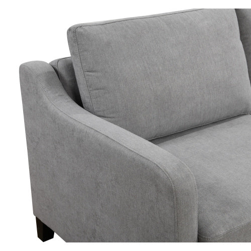 69 Inch 3-in-1 Convertible Queen Sofa Bed, Modern Fabric Love Seat Futon Sofa Sofa With Pull Out Bed, Small Love Seat Lounge Sofa With Reclining Back, Living Room Furniture,